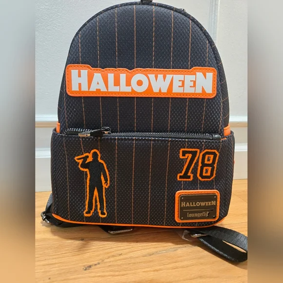 Loungefly Halloween Michael Myers Jersey Mini Backpack - Picture 2 of 9